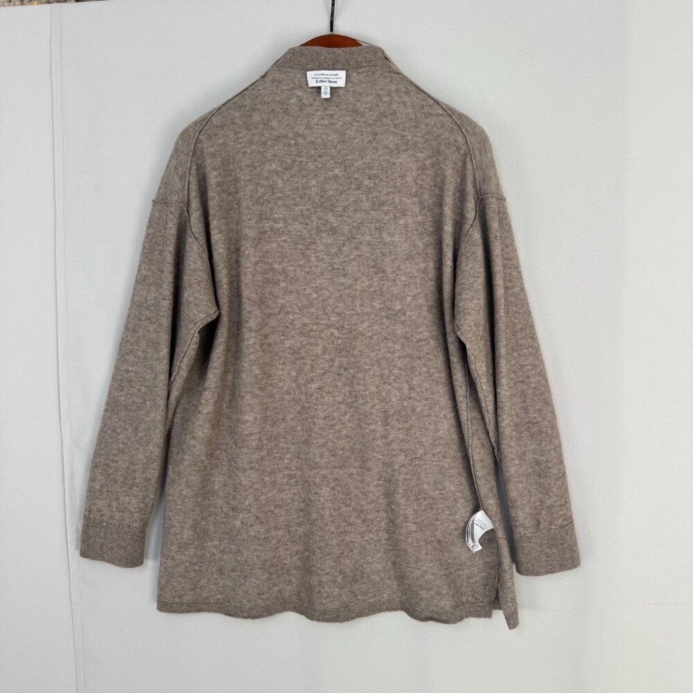 &Other Stories Wool Blend Mother of Pearl Button Oversized Shirt Cardigan Medium - Picture 10 of 16